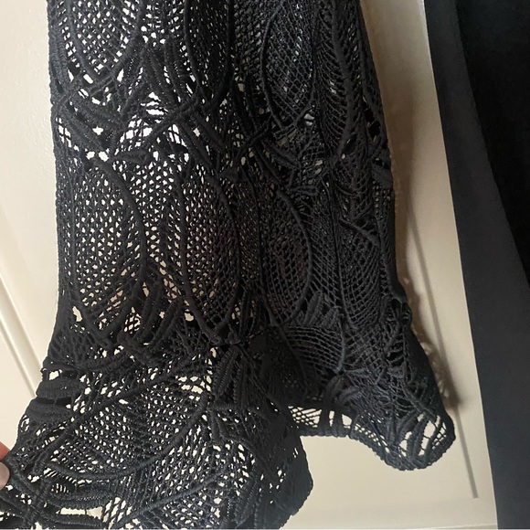 GIAMBA Black Lace Mini Dress IT 42 or US 6 - Picture 2 of 8